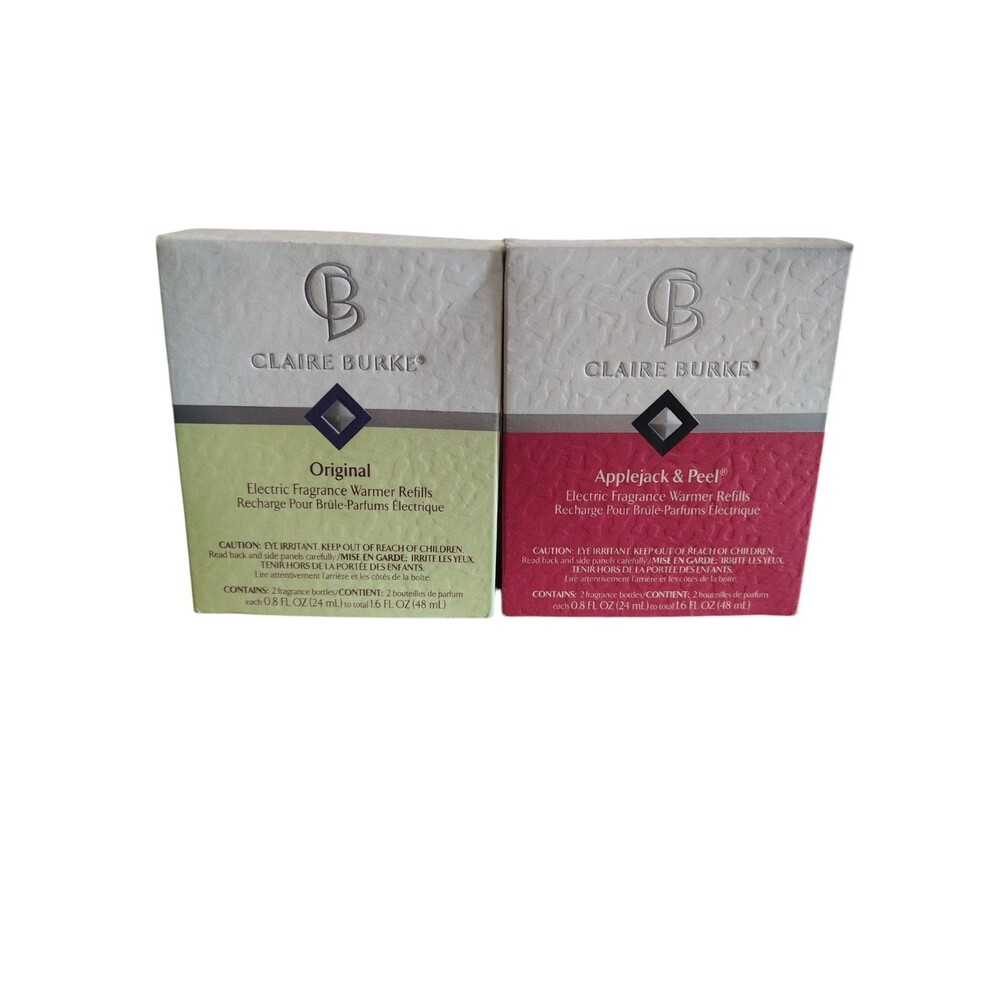 Claire Burke Original/Applejack Peel Fragrance Warmer Plug Oil Refill 2piece  55